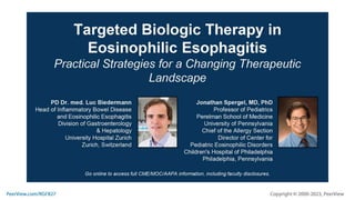 Targeted Biologic Therapy in Eosinophilic Esophagitis: Practical Strategies for a Changing Therapeutic Landscape