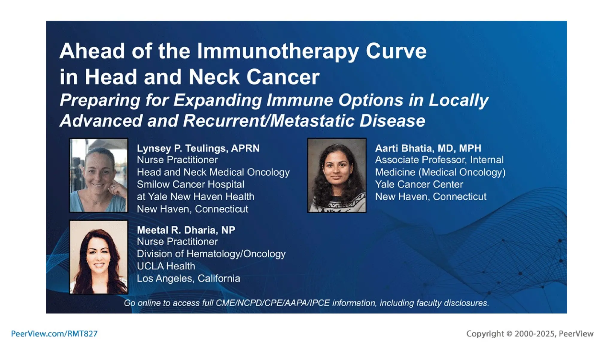 Ahead of the Immunotherapy Curve in Head and Neck Cancer: Preparing for ...