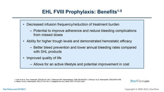 Expert Insights on Optimizing Patient Outcomes With Novel EHL FVIII Strategies in Hemophilia A