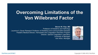 Expert Insights on Optimizing Patient Outcomes With Novel EHL FVIII Strategies in Hemophilia A