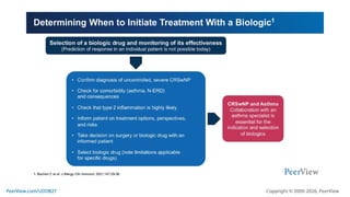 Treating With Precision in CRSwNP: Defining the Role of Targeted ...
