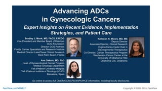 Advancing ADCs in Gynecologic Cancers: Expert Insights on Recent Evidence, Implementation Strategies, and Patient Care
