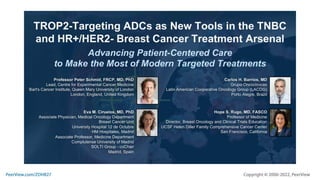 TROP2-Targeting ADCs as New Tools in the TNBC and HR+/HER2- Breast Cancer Treatment Arsenal: Advancing Patient-Centered Care to Make the Most of Modern Targeted Treatments