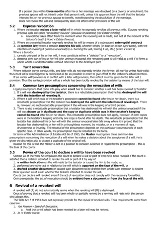 Sucession Note Law of succession-Notes for students studying law | DOC