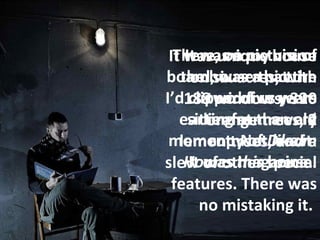 There, on my vision board, was a picture I’d clipped five years earlier from an old copy of  Dream Homes  magazine.  It was unique house on six acres, with 188 windows, 320 orange trees, 2 lemon trees, and a slew of other special features. There was no mistaking it.  It was a picture of the house that the two of us were sitting at the very moment. Not  like  it. It was  this  house. 