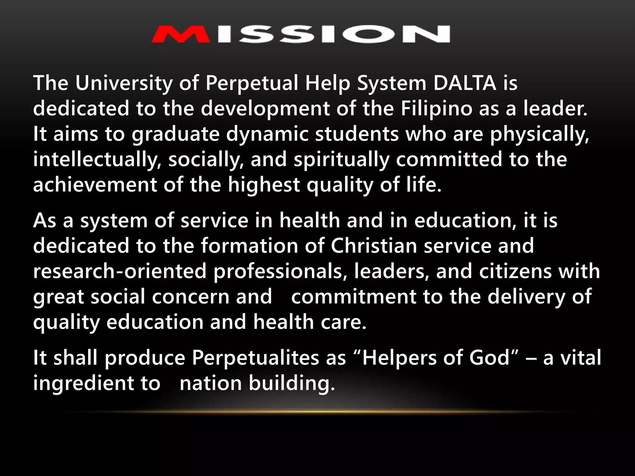 Philosophy Mission And Vision PPTX