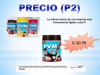 La sobrevivencia de una empresa está
íntimamente ligada a esta P.
S/3O.99
 