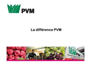 La différence PVMLa différence PVMLa différence PVMLa différence PVM
 