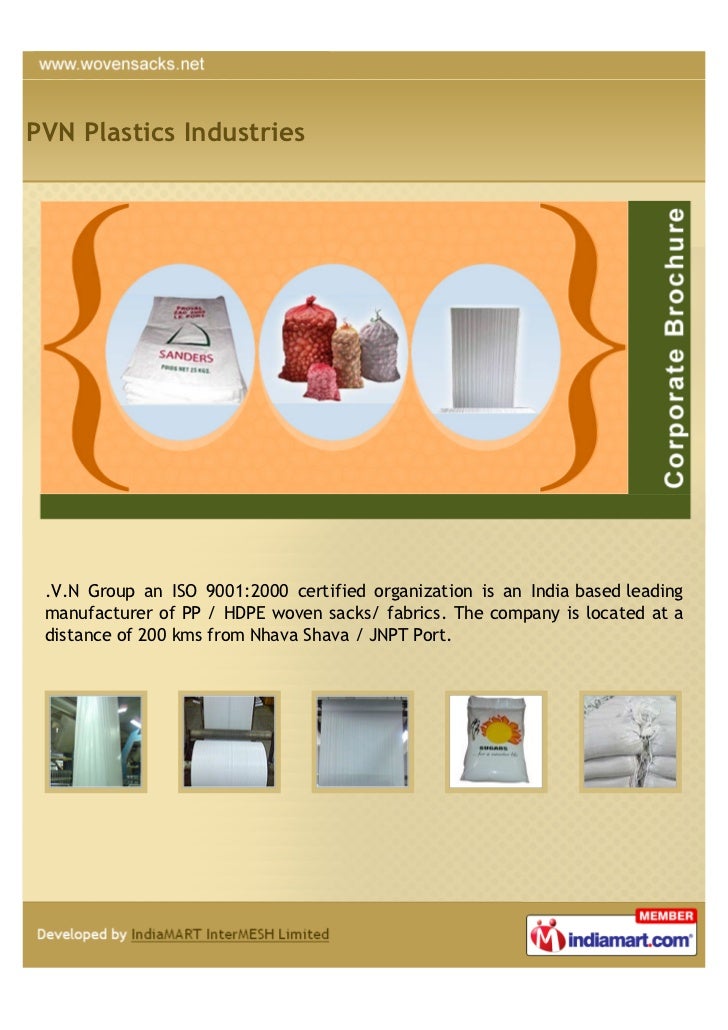PVN Plastics Industries, Mumbai, HDPE Woven Sacks