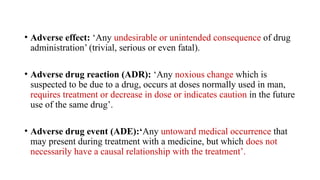 PVPI, Adverse Drug Effects & Drug development.pptx
