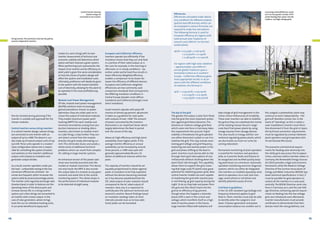 P h oto : To m Ba e rwa l d

tracker (i.e. each string) with its own
inverter. Assessments of technical and
economic viability will determine which
option will best improve a given system.
When performing such assessments, the
impact of an inverter and its efficiency on
plant yield is given the same consideration
as how the choice of system design will
affect the system and installation costs.
Ultimately, preference will ideally be given
to the system with the lowest levelized
cost of electricity, allowing for the plant to
be operated in the most profitable way
possible.

fore be checked during planning if the
inverter is suitable and approved for the
chosen modules.
Central inverters versus string inverters
In a central inverter design, several strings
are connected to one inverter with an
output of up to 2 MW. The device is usually made up of several output units of say
500 kW. These units operate in a master/
slave configuration where one is responsible for controlling the system (master)
and switches on the inverter’s additional
output units (slaves) as insolation and
generator output dictate.
As a result, inverter operation under partial load – unfavorable owing to the low
conversion efficiencies achieved – becomes less frequent, which increases the
system yield by several percentage points.
The inverter units regularly exchange roles
(master/slave) in order to balance out the
operating times of the device parts and
increase service life. In a string inverter
system, just a few strings are connected to
an inverter with a lower output. In the
case of solar generators, where strings
track the sun on individual tracking units,
it can prove beneficial to equip each

24

Module Level Power Management
Of late, module level power management
(MLPM) solutions have increasingly
gained precedence. Known as power
optimizers, they are called upon to increase the output of individual modules.
They enable maximum power point
tracking (MPPT) for each module and
minimize mismatches arising from production tolerances or shading. Micro
inverters, also known as module inverters, take things a step further. They convert direct current from the module
directly into grid-ready alternating current. This eliminates losses and avoids a
whole series of additional technical
problems which can result from complex
DC cabling in large inverter systems.
An enhanced version of the power optimizer was recently launched onto the
market as module maximizer. This device
not only tracks the MPP, it also records
the output data of a module at any given
moment and sends this to the central
monitoring system. This allows drops in
the performance of individual modules
to be detected straight away.

European and Californian efficiency
Inverters operate less efficiently if low
insolation means that they can only feed
in a portion of their rated output, as is
the case, for example, in the morning or
afternoon, or in cloudy conditions – operation under partial load thus results in
lower efficiency. Weighted efficiency
enables a comparison to be drawn between the efficiency of different devices.
European and Californian weighted
efficiencies are two commonly used
comparison standards that correspond to
the differing insolation conditions in
Central Europe (weaker, more diffuse
insolation) and California (stronger, more
direct insolation).
Good inverters operate with peak efficiencies of almost 99 percent. 98 percent
is taken as a guideline for solar parks
with outputs of over 1 MW. The amount
of power consumed by the inverters
themselves is an important factor which
largely determines the feed-in period
over the course of the day.
Above all, high efficiency and high plant
availability mean higher yields: If the
average inverter efficiency or annual
availability can be increased by around
three percent, a 1 MW solar park will
generate approximately 86,000 US
dollars of additional revenue within ten
years.
The capacity of inverters should be adequately proportioned to allow regional
peaks in insolation to be fully exploited
without the devices becoming overloaded. It has become established that the
STC rated output of solar modules should
correspond to the AC rated output of
inverters. Here, too, it is important to
carefully plan the optimum technical and
economic solution. Recent findings based
on insolation readings taken at short
intervals provide clues as to how additional yields can be harvested.

Increasing conductibility has resulted in an ever greater number of PV
plants feeding their power into the
medium- and high-voltage grids.

P h oto : To m Ba e rwa l d

String inverter: The electricity is fed into the grid by
several, independent inverters.

Efficiencies
Efficiencies calculated under laboratory conditions for different outputs
(partial load efficiencies), which can
be employed in various formulae, are
required to make the calculations.
The following formula is used for
European efficiency (in regions with
total annual solar irradiance of
around 1,000 kWh/m2 on the horizontal plane):
ηEUR = 0.03 η5% + 0.06 η10%

+ 0.13 η20% + 0.1 η30%
+ 0.48 η50% + 0.2 η100%
For regions with high solar radiation
– approximately 1,200 kWh/m2
annual global irradiance upon a
horizontal surface as in southern
Europe – Californian efficiency gives
more appropriate results. In accordance with the different conditions
of radiation, the formula is:
0
ηCEC =  .04 η10% + 0.05 η20%
+ 0.12 η30% + 0.21 η50%
+ 0.53 η75%+ 0.05 η100%

The key to the grid
The greater the output a solar farm feeds
into the grid, the more important protection against grid failure becomes. The
directive on medium voltage grid feed,
which came into force in Germany, takes
this requirement into account. If grid
stability is threatened, the grid operator
can either disconnect a plant or use it to
stabilize the grid. This may include maintaining grid voltage and grid frequency,
balancing real and reactive power in the
grid and phase shifting at the feed-in
point. Inverters must also be able to ride
through short grid interruptions of 200
milliseconds without shutting down the
plant (fault ride through). This capability
allows them to support the grid, meaning that large-scale PV plants have great
potential for stabilizing power grids. New
central inverter models are even capable
of stabilizing the grid with reactive power and freeing up grid capacity during the
night. To do so, they take real power from
the grid and then feed it back into the
grid at an efficiency of 99 percent,
though when this happens a dramatic
phase shift is seen in the current and
voltage, which manifests itself as a high
level of reactive power. In the future,
large inverters fitted with batteries will

P h oto : To m Ba e rwa l d / B ELE C TR I C T ra di n g G mb H

P h oto : To m Ba e rwa l d / Sky t ro n e n e r gy G mb H

Central inverter housing:
Several strings are
connected to one inverter.

take charge of grid management in the
initial critical milliseconds of instability.
These solar inverters are able to stabilize
the grid as they can substitute the inertia
of the rotating masses found in largescale fossil fuel power plants by using
energy reserves from storage devices.
This also results in energy utilities’ conventional regulating power plants, which
are also known as must-run units, becoming redundant.
Permanent monitoring of plant operation
is essential for investors and operators
alike, as it permits faults and failures to
be recognized and rectified quickly, keeping yield losses to a minimum. Automatic
operation monitoring and error diagnosis
systems, which can either be integrated
into inverters or installed separately, send
alerts to operators via e-mail, text message, smart phone or cell phone and
identify potential causes of error.
Grid feed-in guidelines
In the US, IEEE standard 1547 (voltage and
frequency tolerance) applies to grid
feed-in. There, inverters must also be able
to identify when the subgrid is shut
down. If power generation and power
consumption balance one another out in

this subgrid, a photovoltaic plant may
continue to work independently – the
grid will therefore remain live. In the
event of “islanding”, as this is called, a
solar installation’s inverter must therefore disconnect it from the grid. In Spain,
the technical connection requirements
must be regulated by contract between
plant operators and grid operators (Art.
16 real Decreto 661/2007).
The economic and technical requirements for feeding solar electricity into
the utility grid vary across the European
Union, and even within member states. In
Germany, the Renewable Energy Sources
Act (EEG) provides a legal and economic
framework, while the Medium Voltage
Directive of the German Association of
Energy and Water Industries (BDEW) lays
down technical specifications. In fact, it
must be possible for grid operators to
control all the inverters in a solar park
centrally. The BDEW Directive came into
force in Germany 2011, and the Low Voltage Directive, containing special requirements on feeding into the low voltage
grid, was introduced soon afterwards.
Inverter manufacturers must provide
certificates to demonstrate that their
devices meet the new guidelines, and

25

 