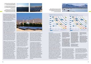 climate allows photovoltaics to act as an
alternative to the increasing price of power
generated from coal. Meanwhile, Bulgaria,
another country with a high level of insolation, installed 767 MW. Despite its comparatively small size, Belgium installed
599 MW of capacity, mainly in the form of
“small” roof-mounted systems.

Turkey has also introduced feed-in tariffs
for solar power, as well as increased
remuneration for using PV components
manufactured within the country. However, the authorities require an extensive
amount of supporting evidence before
granting these incentives. High levels of
insolation of up to 1,500 kWh per square
meter in south and south-east Turkey
also create favorable conditions for photovoltaics, and the Turkish market is
expected to undergo a significant upturn.
In order to minimize currency risk for
foreign investors, the feed-in tariffs
below are quoted in US cents. The government in Ankara pays 13.3 US cents
(around 10 euro cents) for every kWh of
solar power generated. Added to this are
incentives for using components manufactured domestically, which amount to

14

P h oto : F i r st S o l a r

US grid parity with 10% Federal Investment Tax Credit (ITC)
70% debt, 30% equity, only 10% Federal ITC, no state incentives

with Federal Investment Tax Credit (ITC)
70% debt, 30% equity, with 30% Federal ITC, no state incentives

2,500

2,500

Arizona
South CA

2,250

Hawaii

North CA

$6/W

Colorado
$5/W

1,750

New Jersey

SREC Impact

1,500

$4/W

Pennsylvania

$3/W

1,250

as much as 6.2 US cents. While plants
with a rated output of less than 500 kW
do not require any approval, licenses are
required for larger power plants, and the
addition of new capacity up to 2013 was
limited to 600 MW. Moreover, individual
plants may not exceed capacities of
50 MW. The electricity demand in Turkey
is set to double by 2020, meaning that
shortages in the power supply are expected from 2017. 200 MW of new capacity are expected to be installed in
2013, with these figures set to rise to
600 MW in 2014 and 1.2 GW in 2015. In
contrast, only 2 MW of capacity were
installed in the country in 2012.
The Balkan states are yet to play a significant role in the large-scale installation
market. Falling system prices could,
however, prompt moderate growth in
Bulgaria (2012: 767 MW) and Slovenia
(117 MW). Both countries have introduced feed-in tariffs which are significantly higher than those in Germany
and Italy. In Ukraine, large-scale solar
power plants with capacities of 100 MW
were installed, predominantly in the
southern regions around Odessa and
along the Black Sea coastline.

The future course of development in
Poland is rather uncertain, as although the
government in Warsaw is working on a
law to promote renewable energy that
also intends to include a feed-in tariff for
solar power, this shall not be passed
before the government’s 2013 summer
break. As a result of the weak grid, connecting large-scale power plants is expected to prove particularly problematic.
It can generally be assumed that the
market for MW-scale installations in
Europe will become increasingly difficult.
However, the direct marketing of solar
power modeled on the USA’s Purchase
Power agreements is paving the way
towards independence from government
subsidies. The first of Germany’s solar
power market sectors (in particular roofmounted systems) are expected to fall
below grid parity in 2013/2014. In Italy and
Spain, this milestone has already been
reached for ground-mounted photovoltaic
systems. However, large-scale photovoltaic
installations do not compete with the
electricity price paid by end customers
(private households and/or companies),
but rather with the market price of peak
load power.

1,000

$1/W
$0.09

$0.13

Insolation (kWh/m2/year)

2,000

Arizona

$7/W

Installation ($/ WDC)

Insolation (kWh/m2/year)

2,250

P h oto : I B C SOLAR AG

Spain has completely stopped feed-in
tariffs for solar power produced by new
installations, meaning large-scale solar
power plants are now only possible via
the open market. High levels of insolation
and reliable solar radiation conditions,
combined with a continuous fall in the
price of PV components, have opened up
this market segment, breathing new life
into the Spanish solar market (2012: 200
MW). For example, a solar farm with an
output of 250 MW, which is to be installed in the province of Cáceres by 2015,
will be solely refinanced by the commercial sale of solar power. Work at the site,
which is in a region with very high levels
of insolation, is due to begin in 2013. The
solar farm will cover an area of 750 hectares and is expected to cost around 250
million euros. It will achieve an annual
yield in the region of 400 million kWh.

With 250 MW (AC) of solar power connected to
the electricity grid, the Agua Caliente Solar Project,
which is located 65 miles east of the city of Yuma,
Arizona (USA), is one of the world’s largest
operational PV power plants.

$0.17

Electricity prices 2012 – 2020

$0.21

$2/W

$0.25

Cost of electricity ($/kWh)

North America
Electricity from solar power has already
achieved grid parity in southwest USA
and Hawaii. Colossal solar parks capable
of delivering a total capacity of up to 750
MW are being planned or are already
under construction in California, Arizona,
New Mexico and Nevada. In addition to
the high prices of peak load power, Investment Tax Credit (ITC) incentives of up
to 30 percent are stimulating growth.
However, these are set to fall to ten
percent by 2017. Some states launched
new incentive programs in 2012 to support the installation of small roof-mounted installations, while the building of
large-scale solar power plants continues
to follow the regulations governing
power plant construction. The announcement that the major American investor
Warren Buffett was purchasing two solar
power plants in California caused a stir in
the fall of 2012. The investment, which
amounted to around 2.5 billion US dollars
(1.8 billion euros), saw Buffett acquiring
the Antelope Valley Solar 1 and 2 power
plants in California. The two power
plants, which boast a cumulative capacity
of 579 MW, are expected to be connected
to the grid by the end of 2015.

The graphs illustrate the time
when grid parity is reached as a
function of the installation costs:
The placement of the federal
states is explained by their levels
of insolation and the (expected)
development of electricity prices
from 2012 to 2018.
Placement either on or to the right
of the graphs indicates when grid
parity will be reached, for example
in New Jersey, installation costs
of 1 US dollars per W and an ITC of
ten percent will give grid parity in
2018 – without SREC (Solar Renewable Energy Certificates or Credits).
SREC are awarded in some federal
states. They commit electricity producers to incorporating increasing
amounts of power from renewable

2,000

South CA

Hawaii

North CA

$7/W

Colorado

1,750

$6/W

New Jersey

SREC Impact

1,500

$5/W

Pennsylvania

$4/W

1,250

1,000

$1/W
$0.09

$0.13

$0.17

Electricity prices 2012 – 2020

energy sources into their power
plant mix (Renewable Portfolio
Standard, RPS). The aim is to step
up solar investment in order to
lower both emissions and the
consumption of fossil and nuclear
fuels. The Credits or Certificates are
used to calculate the targets that
are actually achieved. Power plant
operators are able to refinance
their investment by selling SREC
on the market in addition to the
solar power they generate. This
creates investment incentives that
are similar to the CO2 certificates in
the European Union.

$0.21

$2/W

$3/W
$0.25

Cost of electricity ($/kWh)

S o u r c e : N aviga n t, E I A

Below: Konya, a city in the Central Anatolia
Region of Turkey, boasts the country’s first gridconnected photovoltaic power plant. The system
generates around 300,000 kWh annually.

Installation ($/ WDC)

P h oto : a l e o s o l a r D e uts ch l a n d

Right: Thanks to the highest levels of irradiance
throughout Greec, nine solar parks on the
island of Crete generate around 1.2 MW of clean
electricity each year.

P h oto : Co n e r gy

Left: Spain: solar park in Viana. With a capacity
of around 9 MW, the park is able to supply more
than 2,500 households with electricity.

and offset it against their tax
liabilities. ITC vary according
to state (e.g. ten percent or 30
percent).
The effects of both incentive
systems can be seen in the supply
price for solar power, which is
negotiated between the operator
of the solar farm and the regional
grid operator (often also the
region’s energy utility). The pricing regime is usually fixed for a
period of 10 years and is based on
the supply contract, the PPA.

Tax allowances, or ITC, represent
another approach. They allow
investors to claim part of the
investment for tax relief purposes

In the hot regions of North America, electricity is most expensive around midday,
when air conditioning and cooling systems
in homes, supermarkets, factories and
public utility companies are working at full
capacity. Power suppliers usually start up
gas power plants to cover these peak
periods. Solar power produces its highest
yields during the middle of the day, however, meaning its yield curve corresponds
perfectly to demand. In the USA, large solar
farms are almost exclusively financed by

ten-year supply agreements for solar
power known as PPA. The average price,
which varies according to regional conditions, is roughly 20 US cents per kWh and
guarantees a profitable investment.
EPIA puts the amount of newly installed
capacity at 3.3 GW in 2012, compared to 1.9
MW in 2011. Analysts estimate that the
market in the USA will grow by 4 GW
during 2013 and predict an increase of 30
percent each year until 2016.

15

 