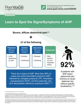 If I'd Known Then What I Know Now: Recognising My First AHP Patient | PDF
