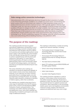 Solar Photovoltaic power roadmap | PDF