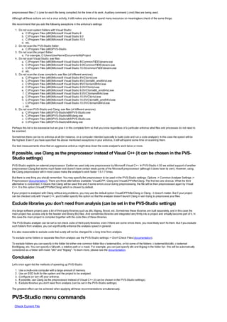 Pvs Version PVS-Studio documentation (version 4.54) | PDF