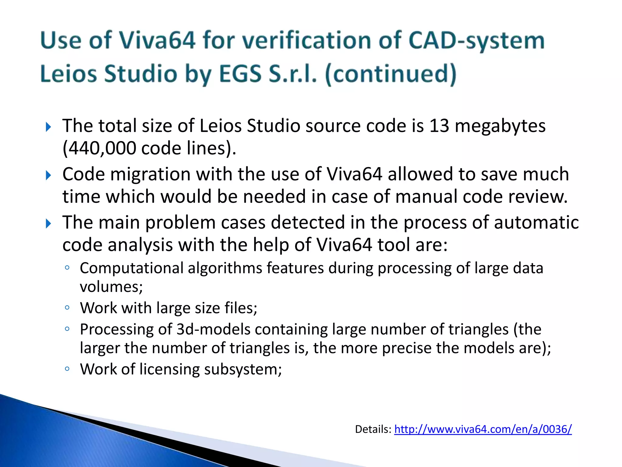 Comparison: Viva64,VC++ (/Wp64), C++Test and PC-LintThe table presents comparison carried out at the end of 2008. Nowadays, PVS-Studio has much more capabilities.