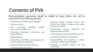 Pharmacovigilance slides with details on Medical Devices and PVAs in ...