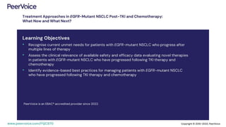 Treatment Approaches in EGFR-Mutant NSCLC Post-TKI and Chemotherapy: What Now and What Next?