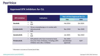 Differentiating Between BTK Inhibitors in CLL: Same Class, Distinctly ...