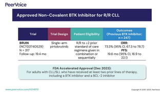 Differentiating Between BTK Inhibitors in CLL: Same Class, Distinctly ...
