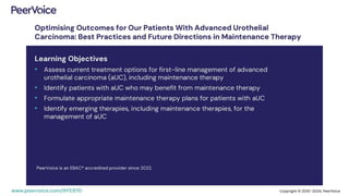 Optimising Outcomes for Our Patients With Advanced Urothelial Carcinoma: Best Practices and Future Directions in Maintenance Therapy