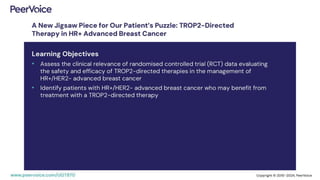 A New Jigsaw Piece for Our Patient’s Puzzle: TROP2-Directed Therapy in HR+ Advanced Breast Cancer
