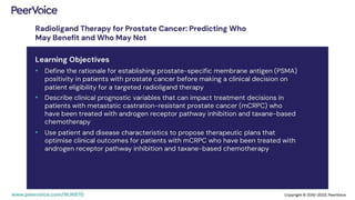 Radioligand Therapy for Prostate Cancer: Predicting Who May Benefit and Who May Not