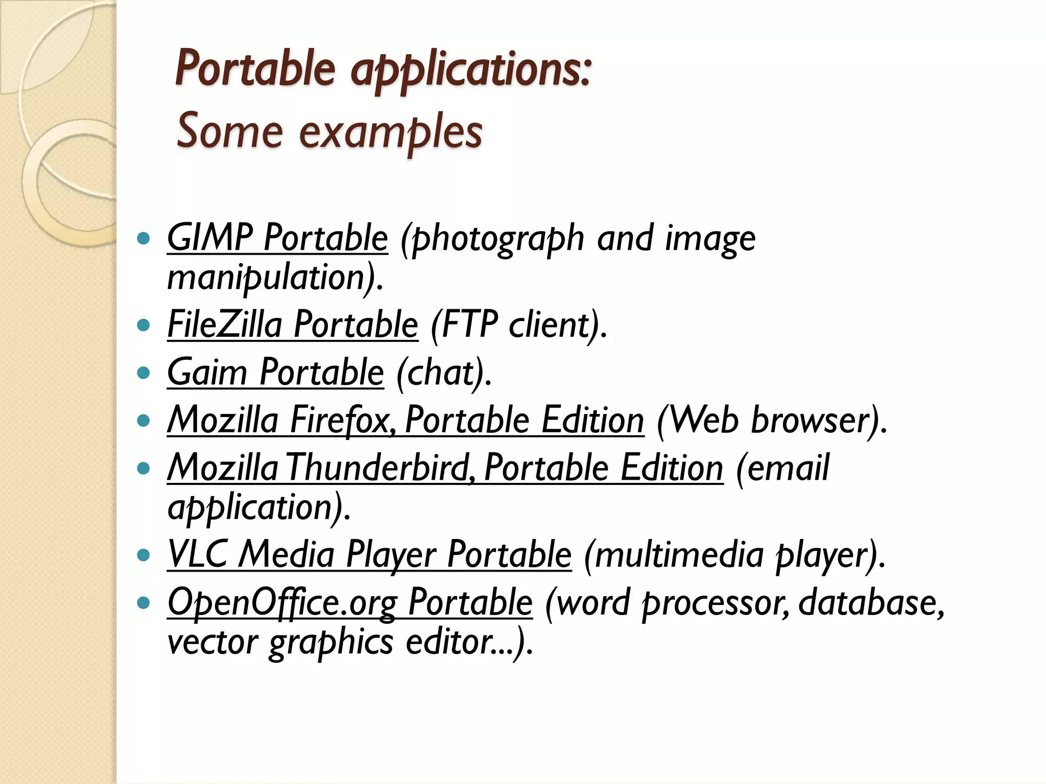 Portable applications vs Virtual applications