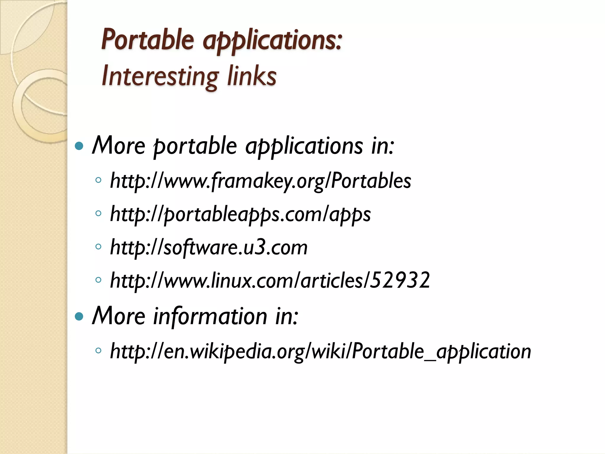 Portable applications vs Virtual applications