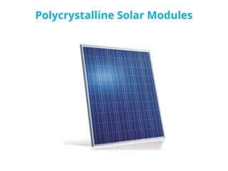 Polycrystalline Solar Modules
 