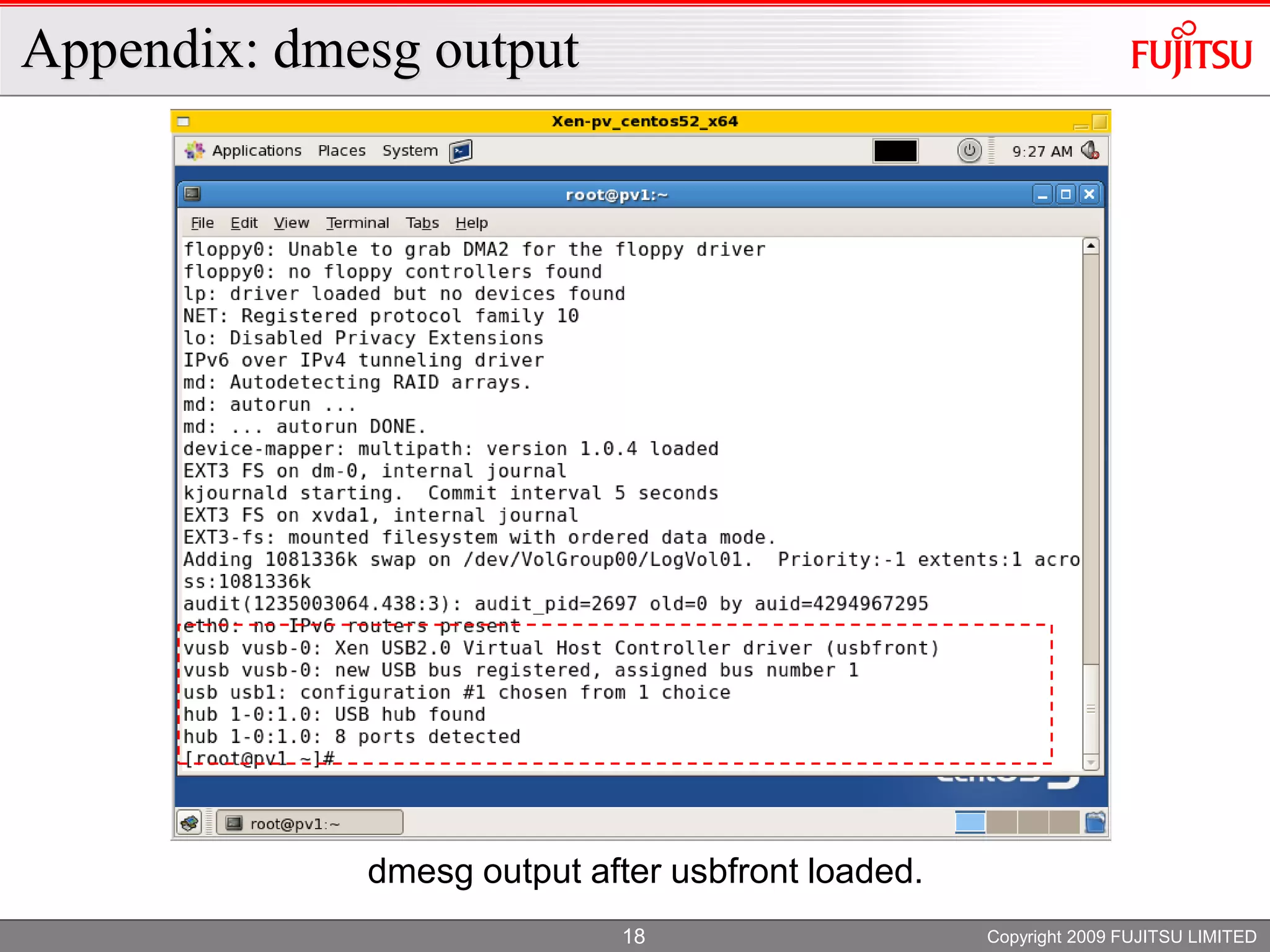 XS Oracle 2009 PV USB