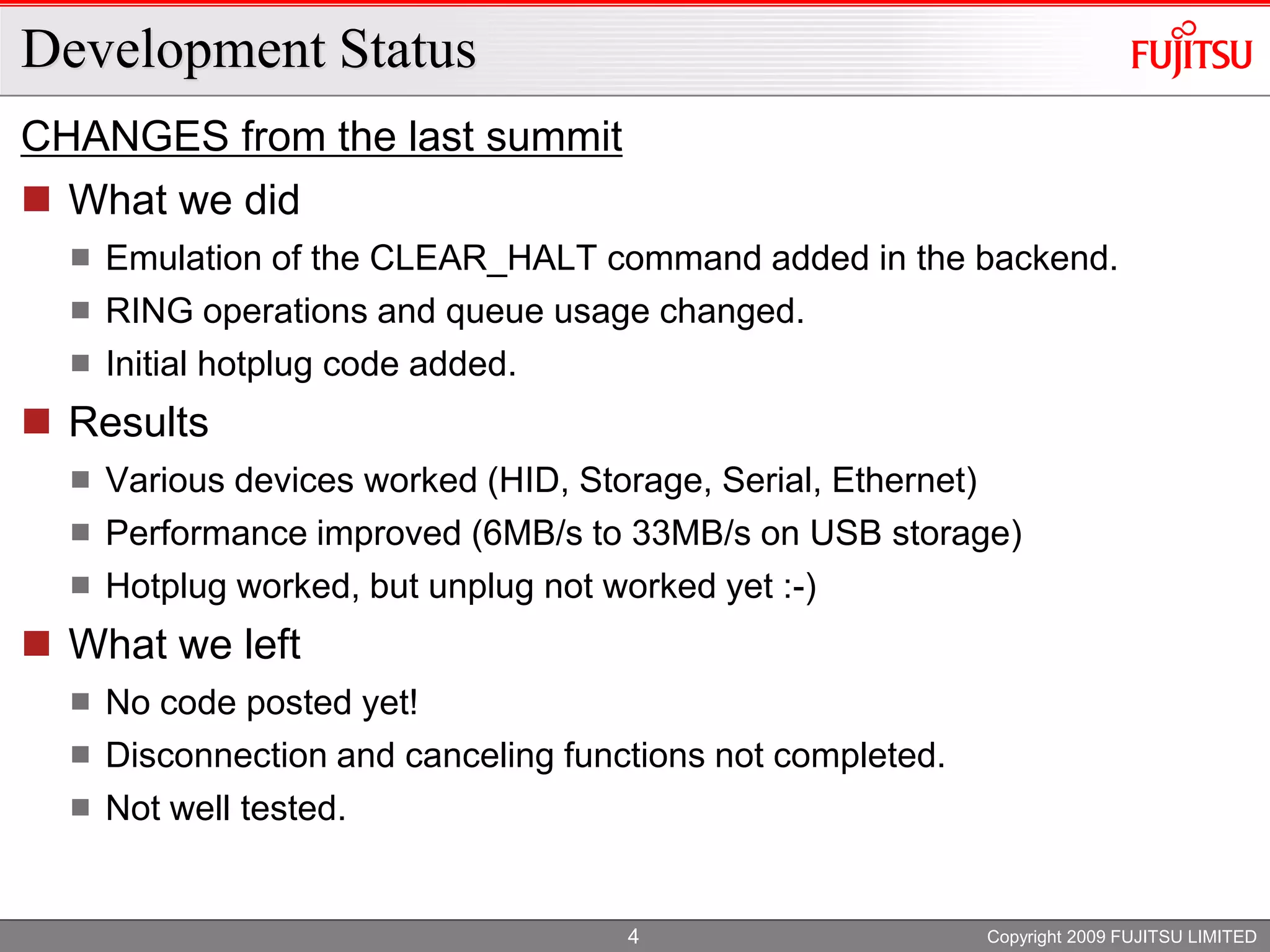 XS Oracle 2009 PV USB