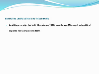 visual basic 6.0 | PPTX
