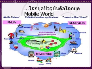 ... โลกยุคปัจจุบันคือโลกยุค  Mobile World 