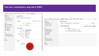 How can i understand a web site is PWA?
"/b9af9805d4535bd3.png
 