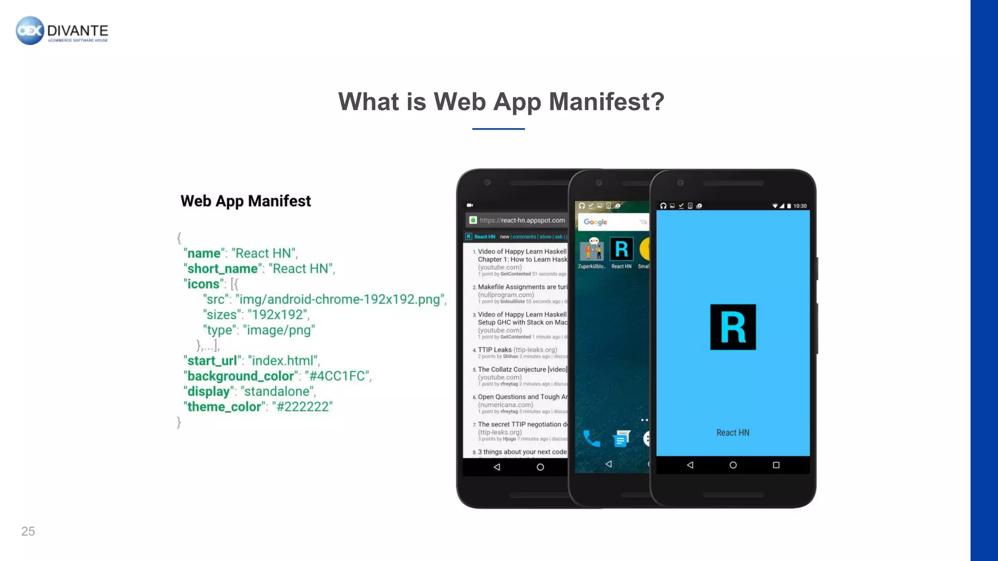 What is Web App Manifest?
25
 