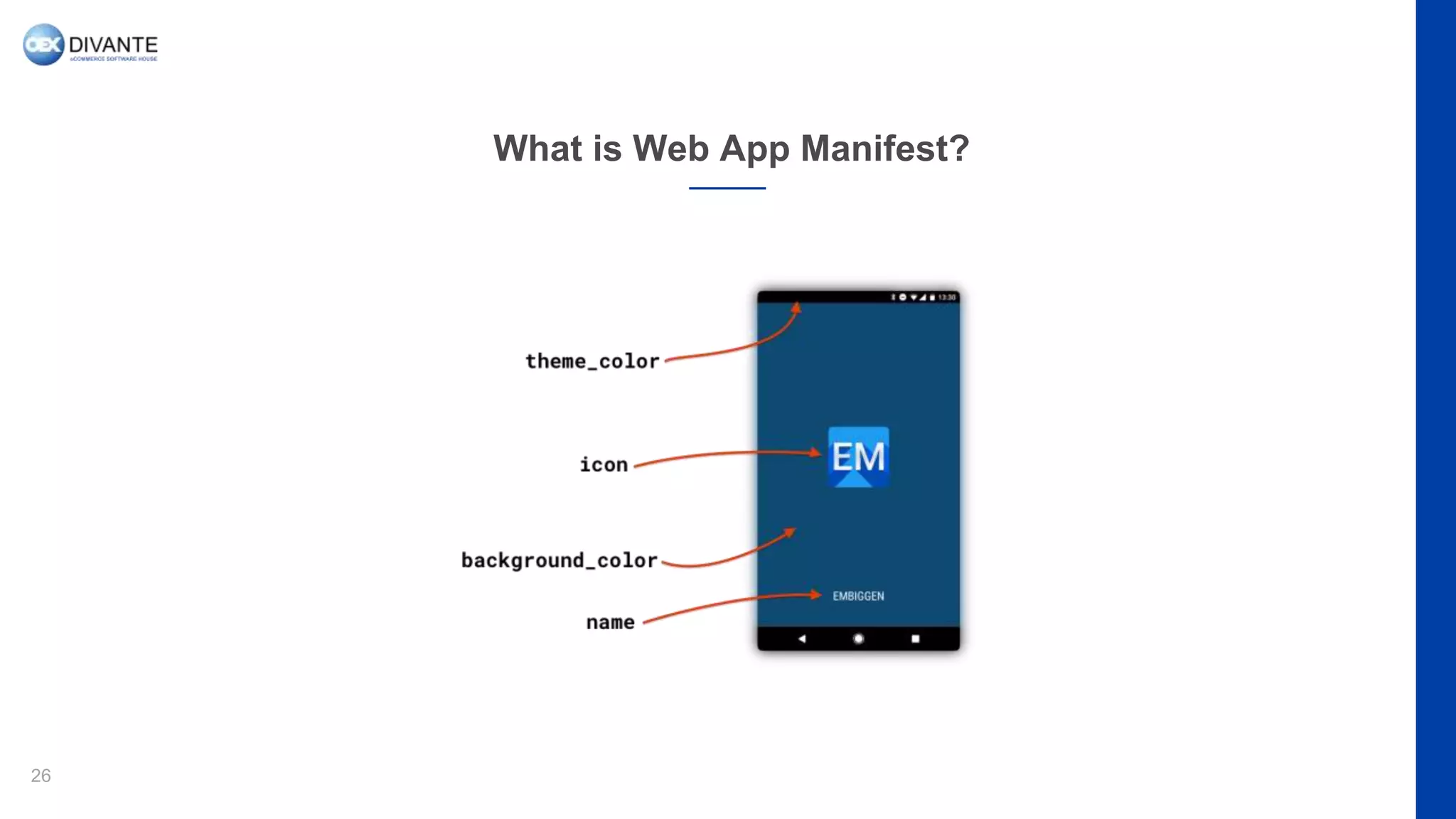 What is Web App Manifest?
26
 