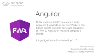 Creare PWA con Angular | PDF