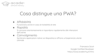 Creare PWA con Angular