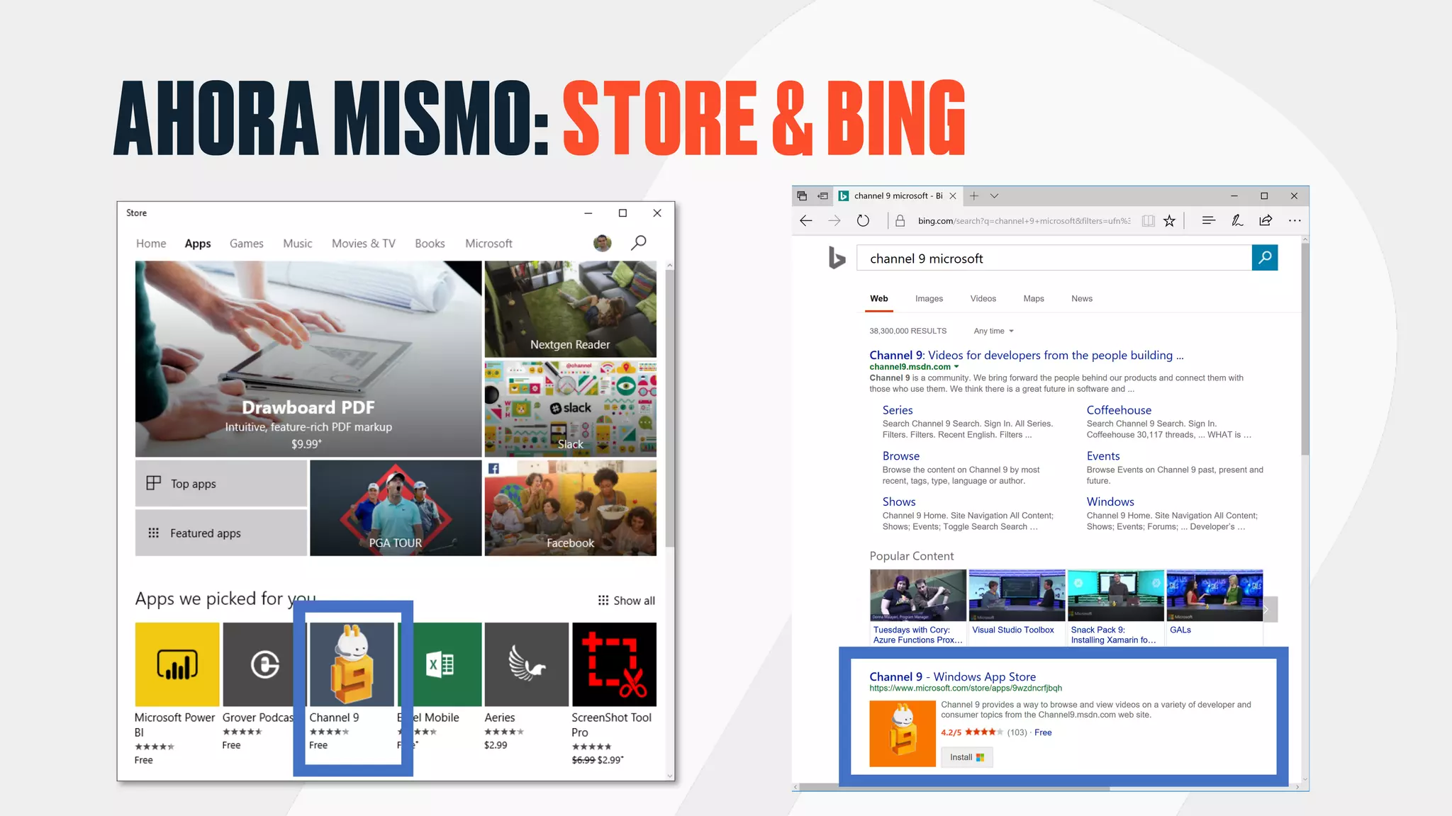 AHORAMISMO:STORE&BING
 