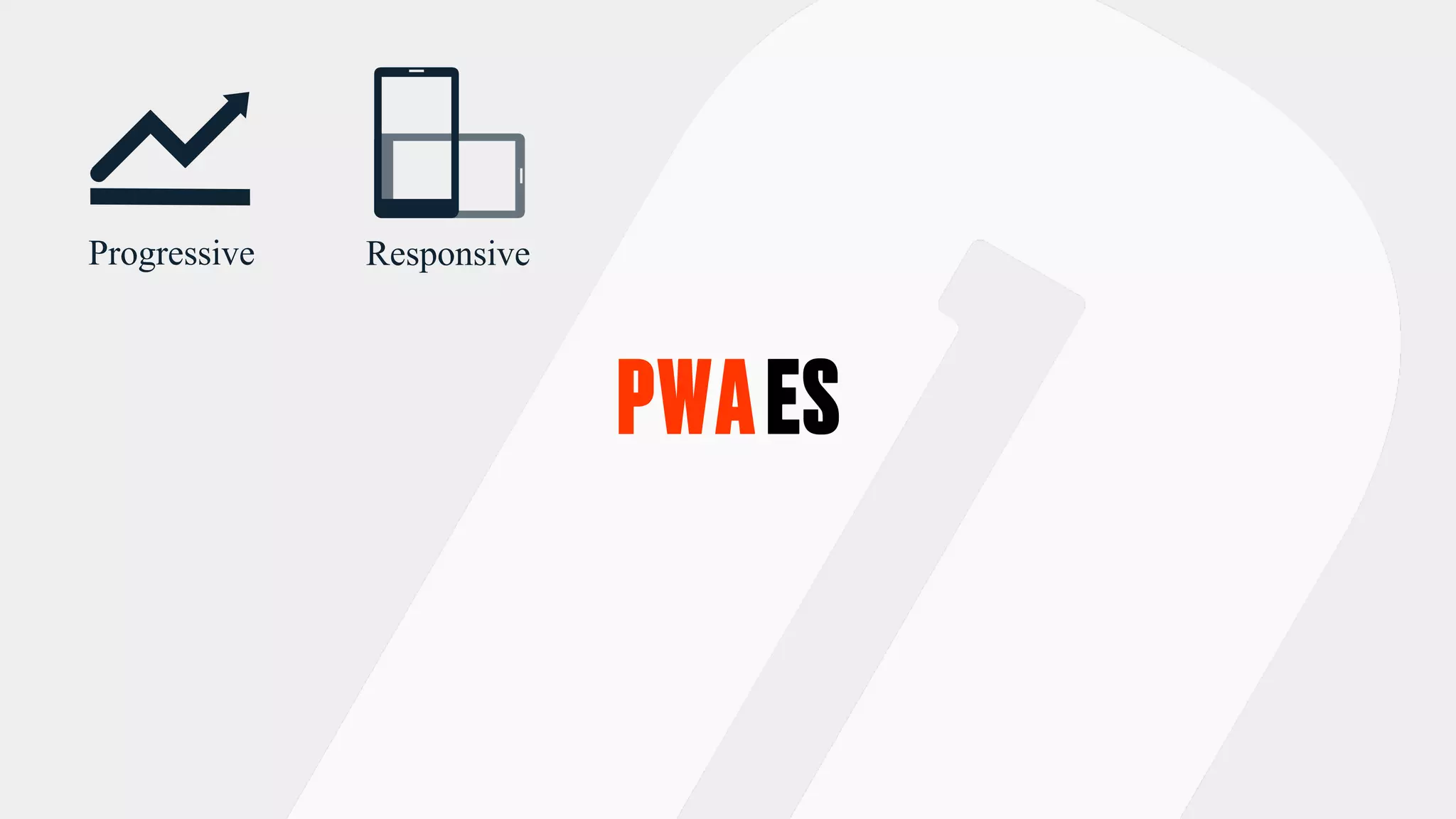 PWAES
Progressive Responsive
 