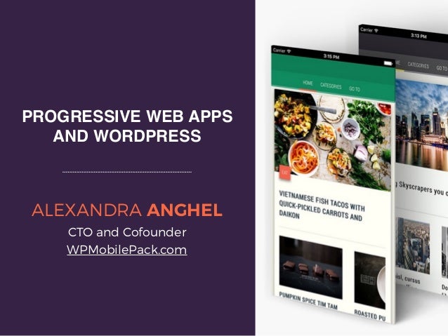 Progressive Web Apps and WordPress