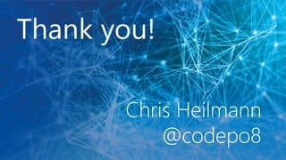 Thank you!
Thank you!
Chris Heilmann
@codepo8
 
