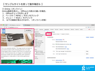  Online饤
Online??OfflineȤα?`_J
Offlineå⤷ޤ
ک`Ρ MENU ܥ򥯥å
˥` Work 򥯥å
 ¤λ??ޤ饤״B
 ץ륵ȤʹäƄ_J 
 