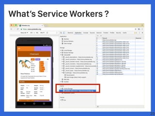 What’s Service Workers ?
23
 