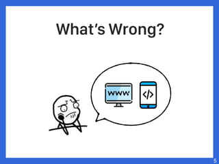5
What’s Wrong?
 