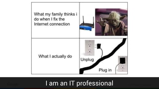 Confidential & ProprietaryI am an IT professional
 