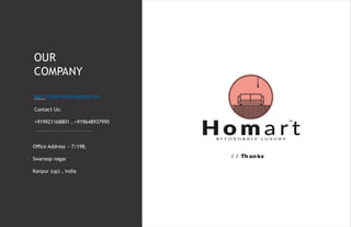 OUR
COMPANY
Mail: 123karribean@gmail.com
Contact Us:
+919921168801 , +919648937995
Office Address - 7/198,
Swaroop nagar
Kanpur (up) , india
/ / Th an ks