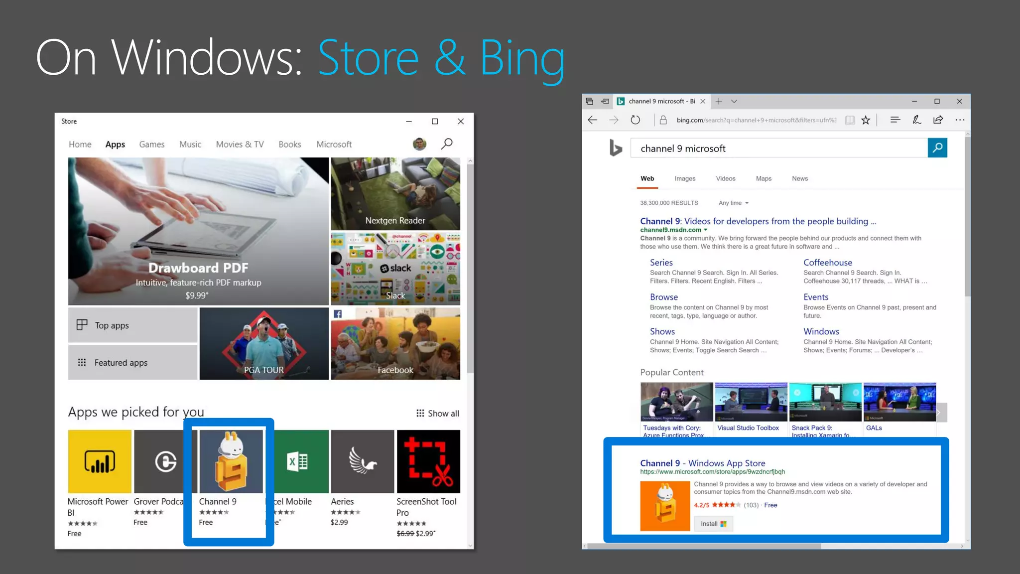 Store & Bing
 
