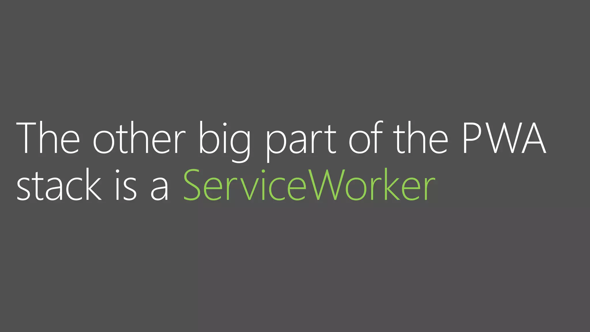 ServiceWorker
 